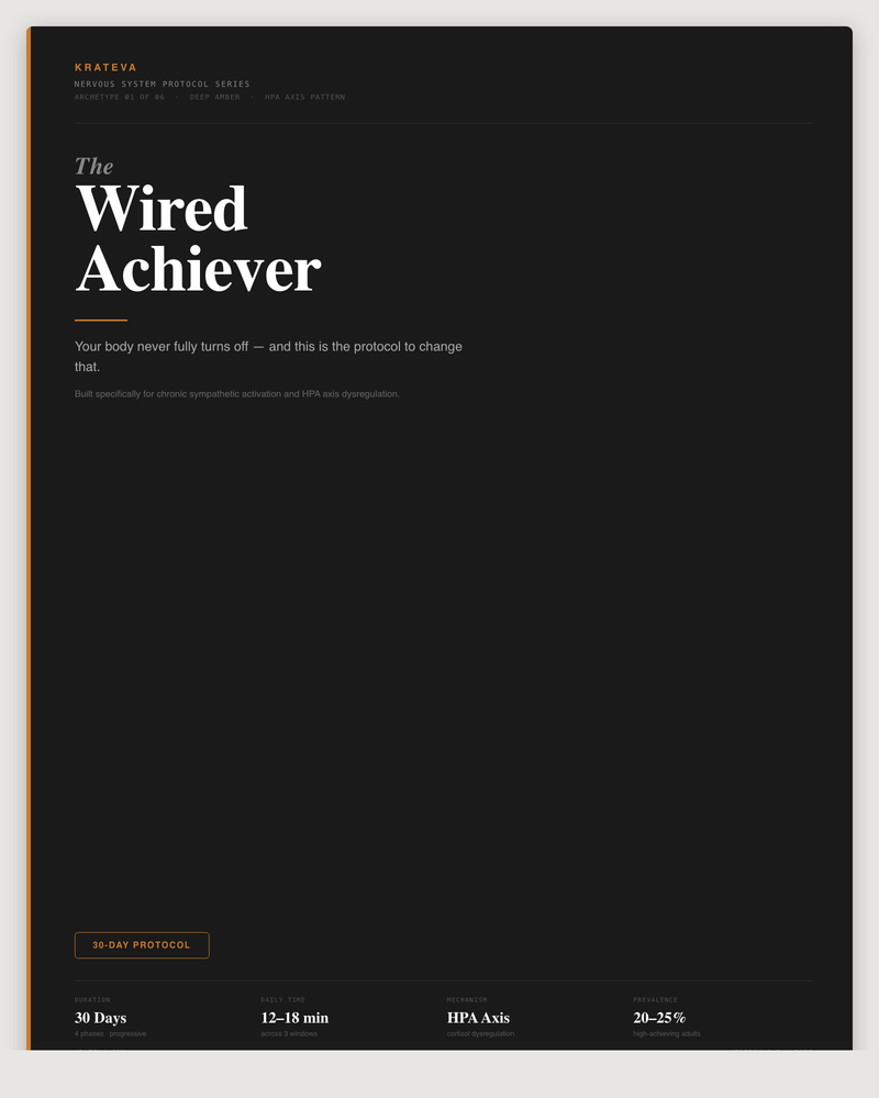 The Wired Achiever Protocol Protocol — Cover